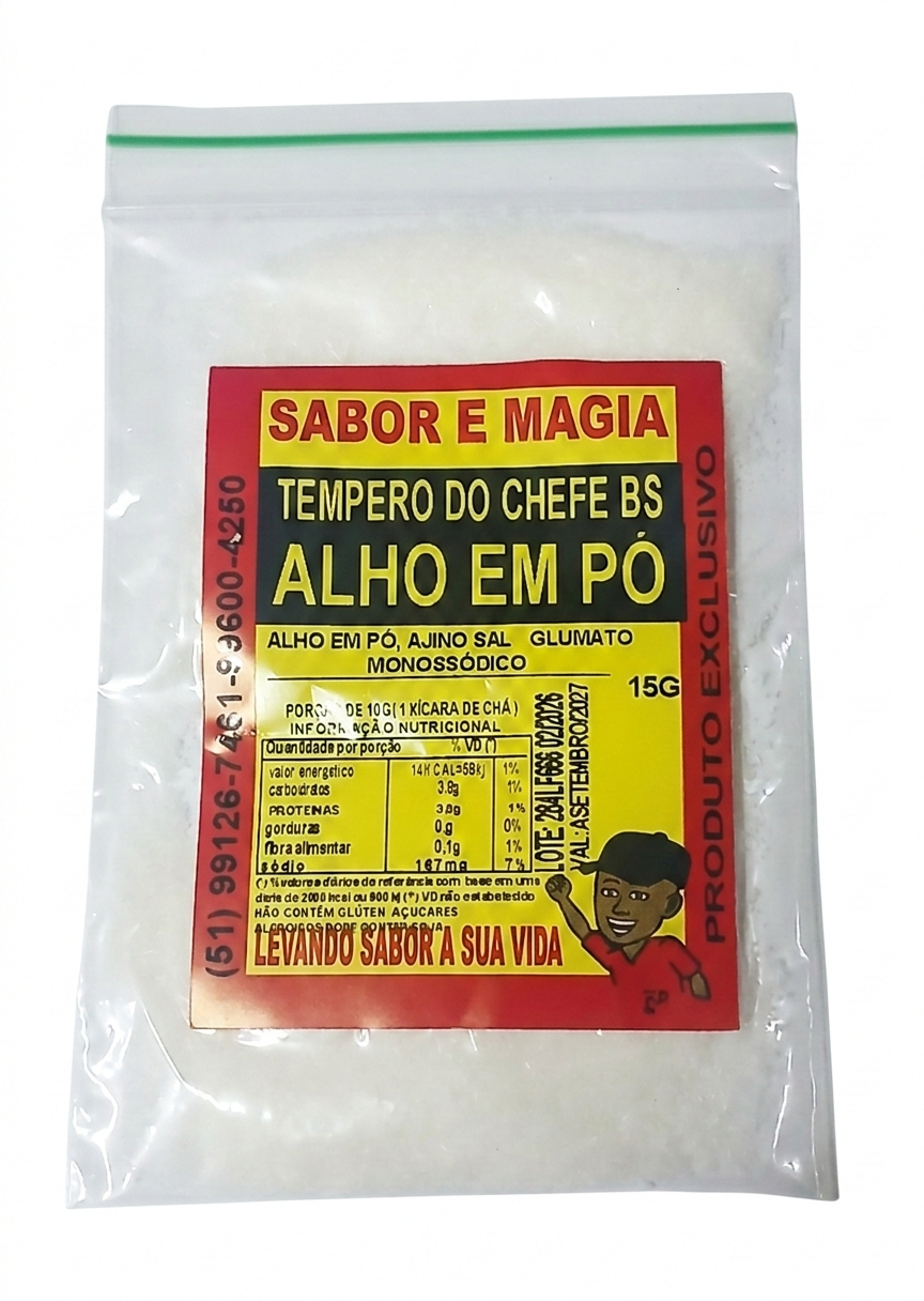 TEMPERO DO CHEFE BS (ALHO EM PÓ)