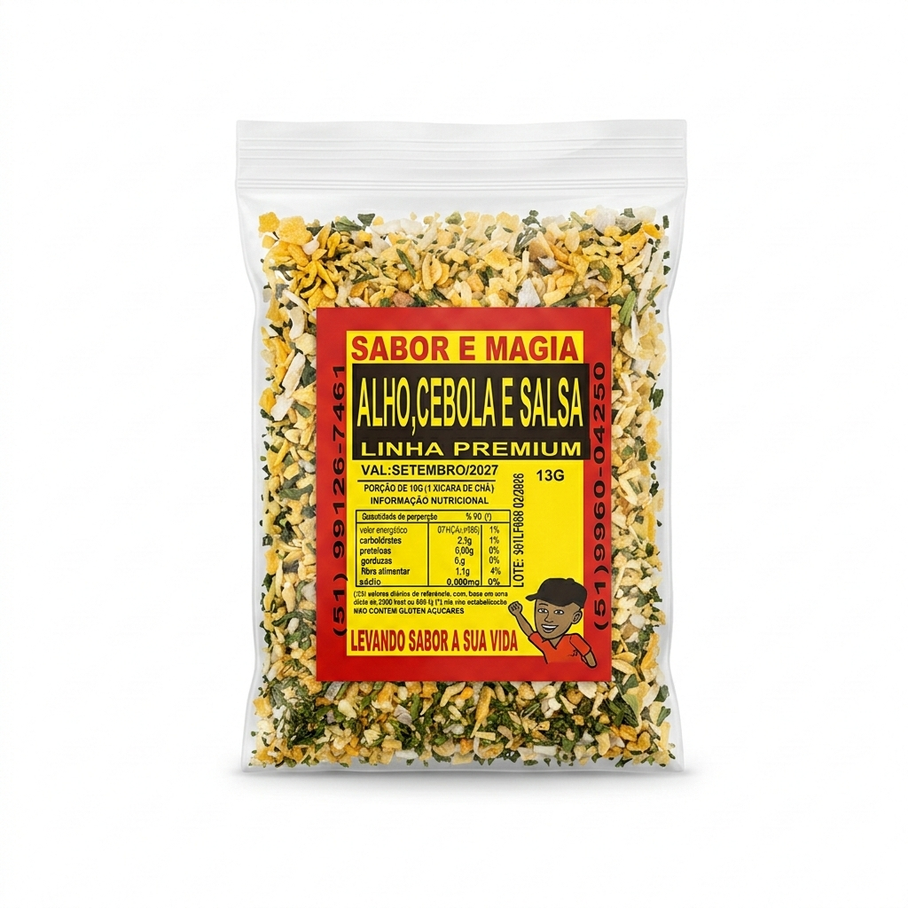 ALHO,CEBOLA E SALSA (PREMIUM)