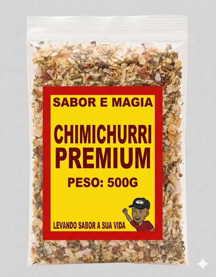 CHIMICHURRI COM E SEM PIMENTA (PREMIUM)