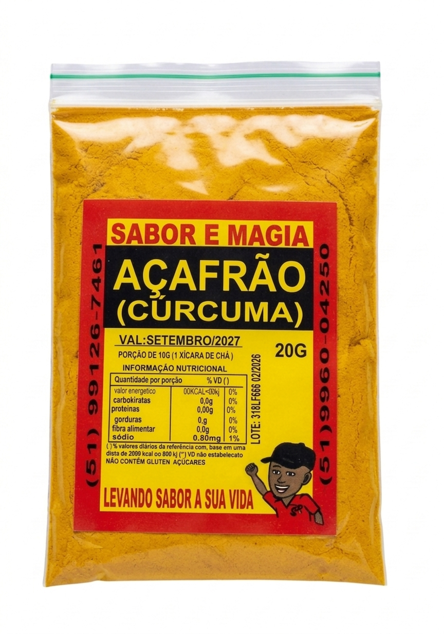 AÇAFRÃO (CURCUMA)